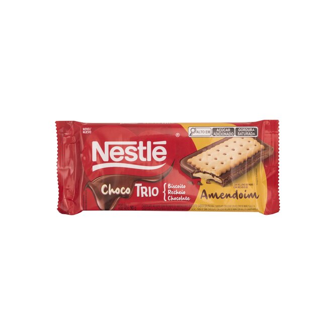 Chocolate con leche relleno con maní tableta Nestlé 90 gramos