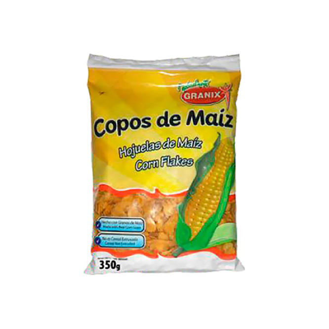 Cereal copos de maíz Granix 350 gramos