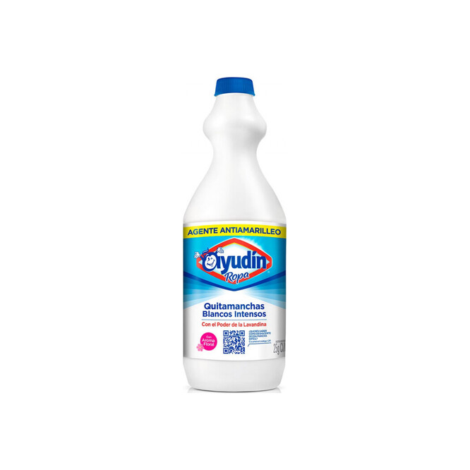 Quitamanchas Ropa Blanco Intenso en botella descartable Ayudin 1 litro