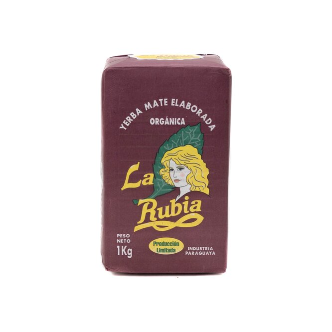 Yerba mate orgánica paquete La Rubia 1 kilo