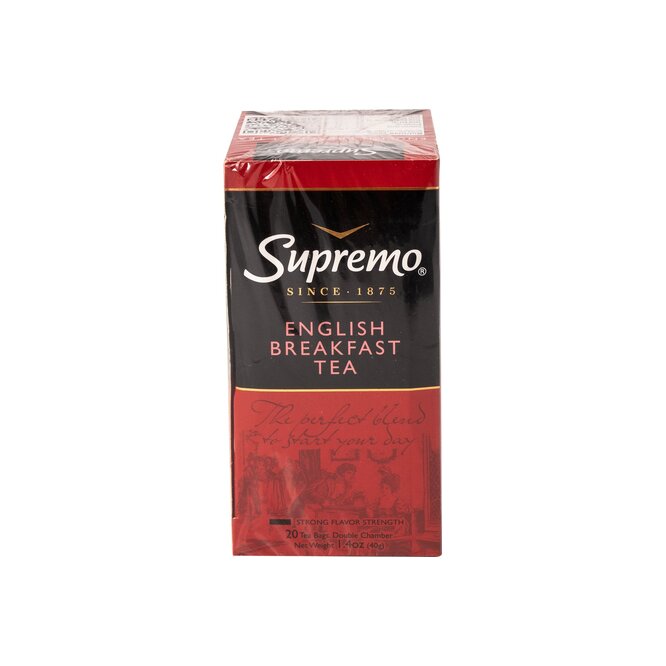 Té english breakfast Supremo 20 unidades