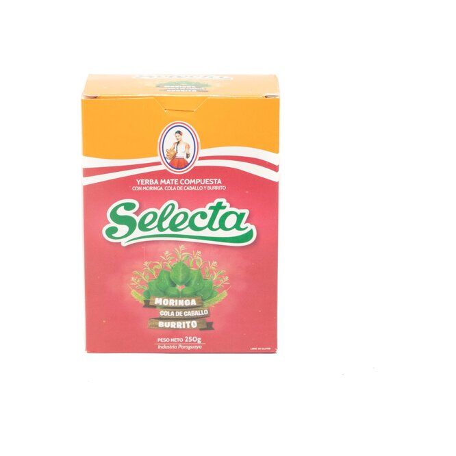 Yerba mate compuesta moringa Selecta 250 gramos