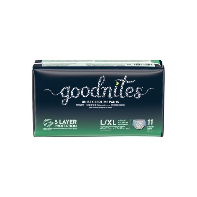 Ropa interior para niños xl Goodnites 11 unidades