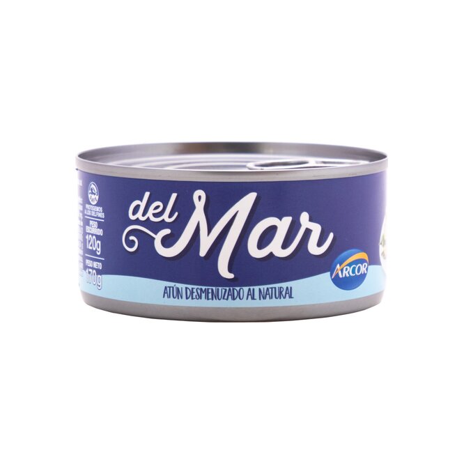 ATUN DESMENUZADO NATURAL 170GR DEL MAR