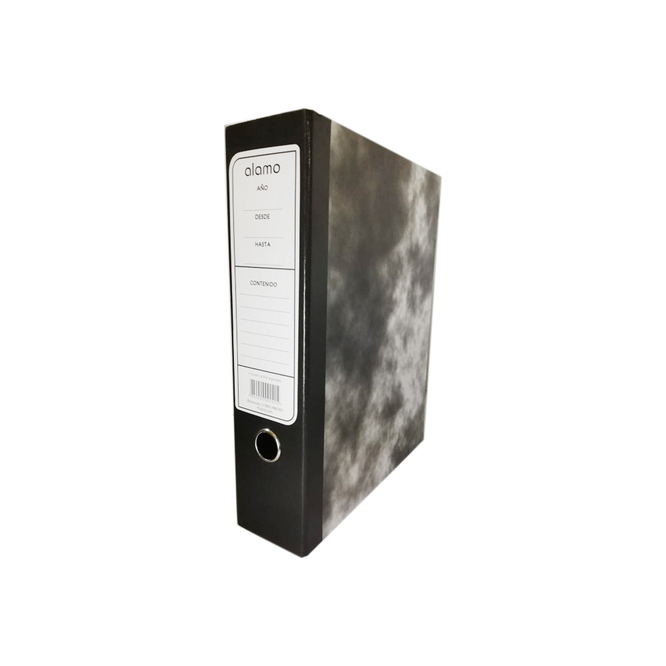 BIBLIORATO LOMO ANCHO PLASTIFICADO ALAMO