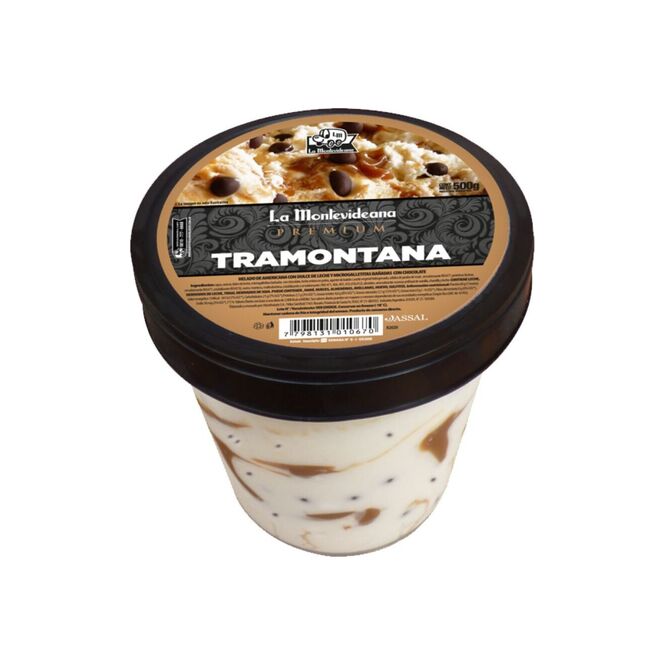 Helado Tramontana pote Monthelado 1,5 litros