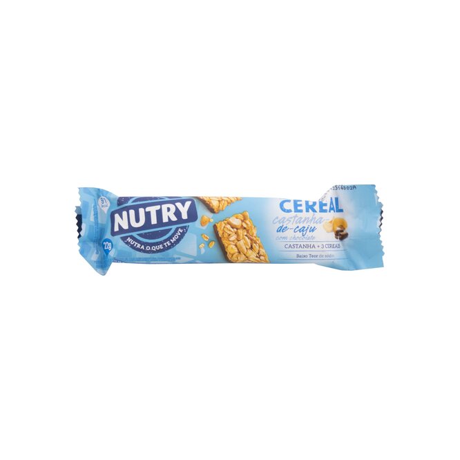 Barra de Cereal Castañas de Cajú Nutry 22 gramos