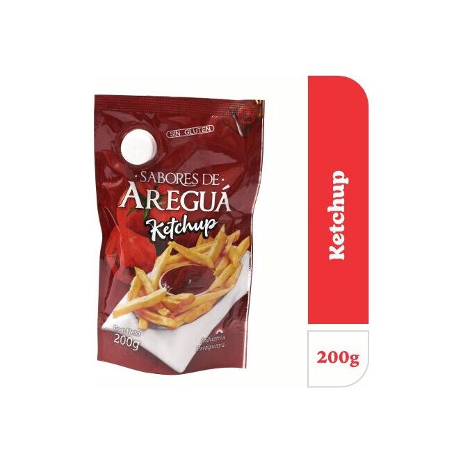 Ketchup doypack Sabores de Areguá 200 gramos
