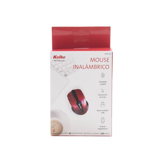 MOUSE INALAMBRICO KOLKE COLOR PLATEADO