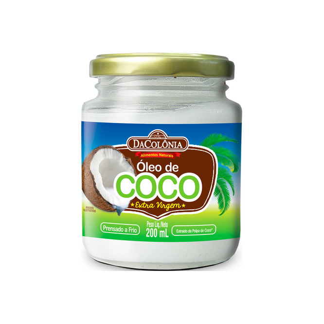 Aceite de Coco Extra Virgen Dacolonia 200 ml