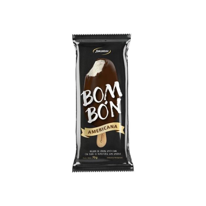 Helado bombón a la crema Amandau 70 gramos