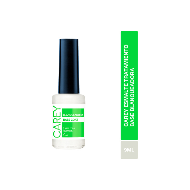 Esmalte tratamiento base blanqueadora Carey 1 unidad