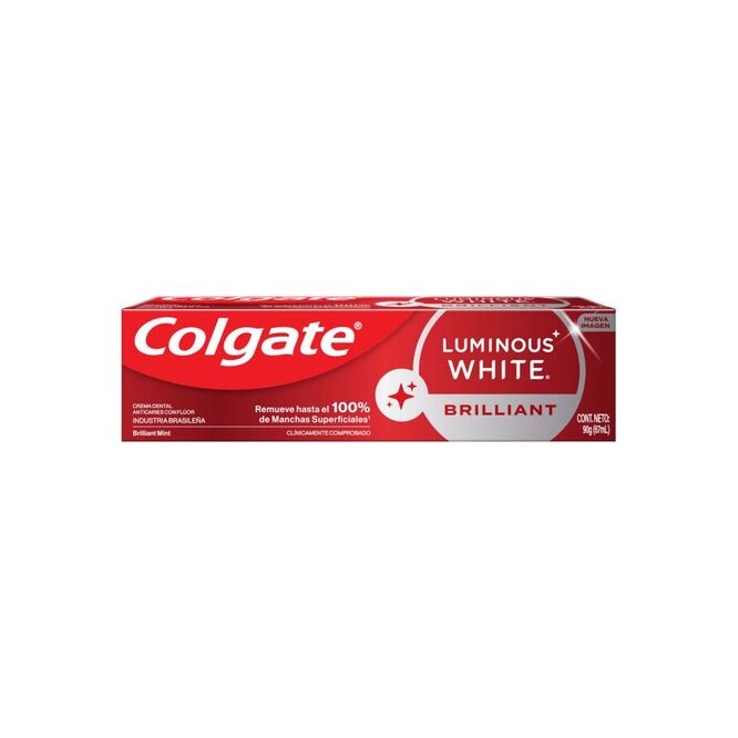 Crema dental Luminous White Colgate 90 gramos