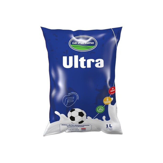 Bebida láctea ultra sachet La Fortuna 1 litro