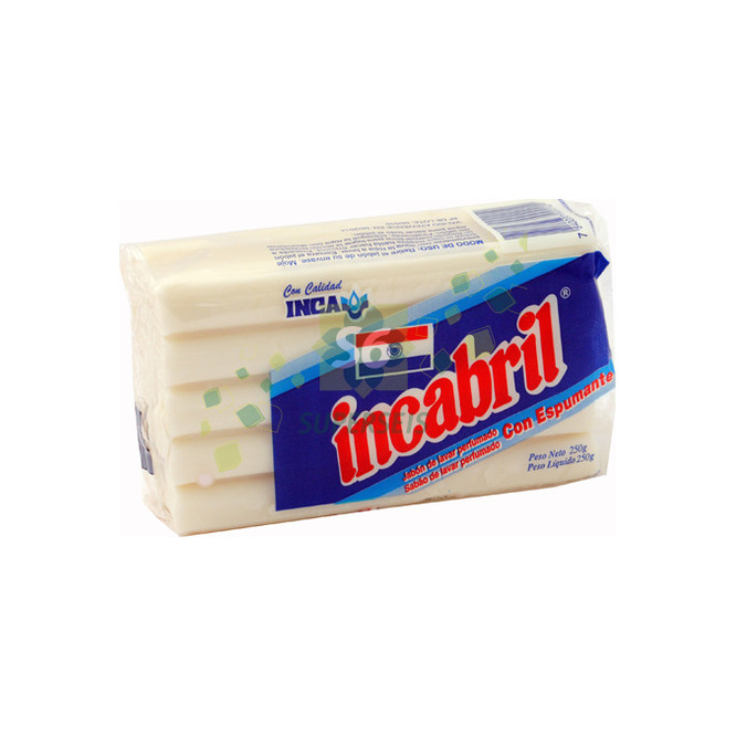 JABON E/PAN INCA ONDULADO PAQ 250GR