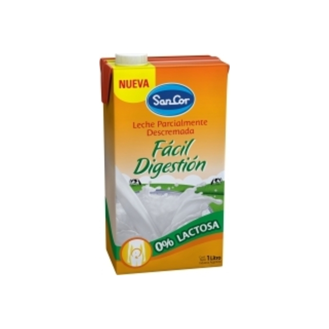 LECHE PARC DESC 0% LACTOSA 1L SANCOR TET