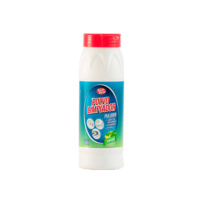 Polvo pulidor cítrico en pote Base Base 500 gramos