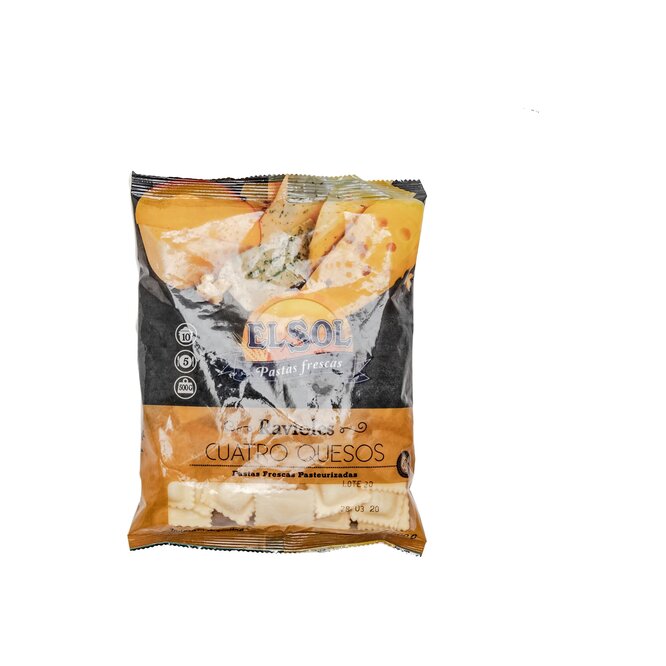 RAVIOLES 4 QUESOS 500GR EL SOL BSA