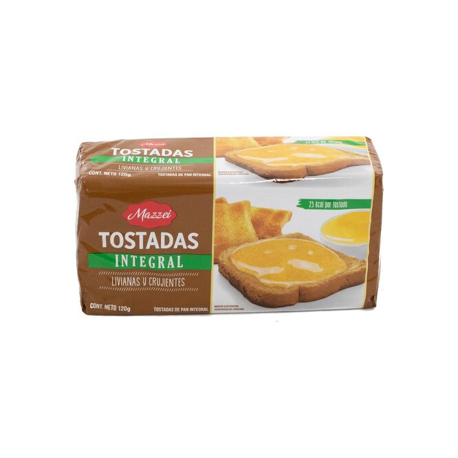 TOSTADAS INTEGRALES MAZZEI 142 GR