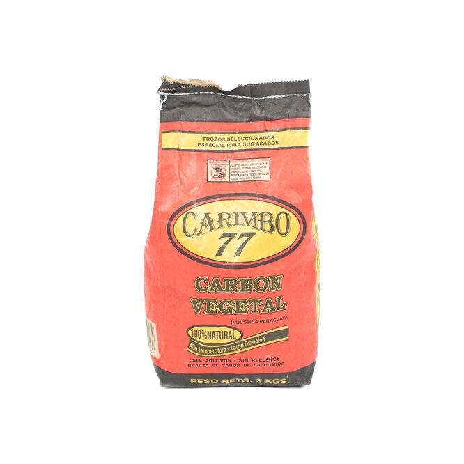 CARBON VEGETAL 3KG CARIMBO 77 BSA CARIMB