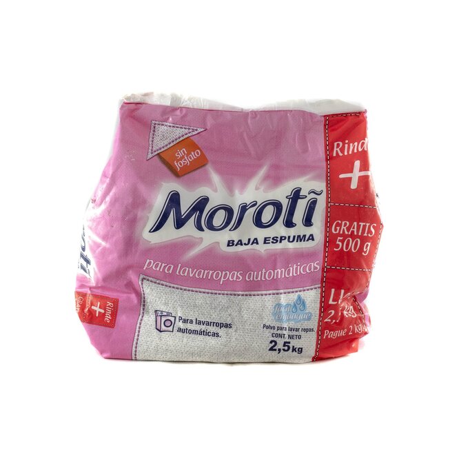 DETERGENTE E/POLVO MOROTI BAJ/ESPU 2.5KG