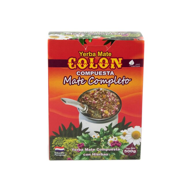 Yerba mate compuesta completo caja Colón 500 gramos