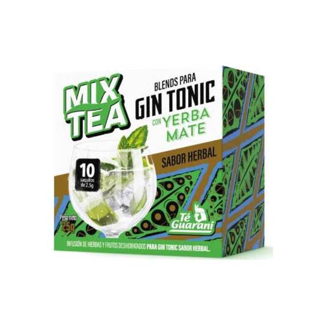 Blends para gin tonic con yerba mate Té Guaraní 10 unidades