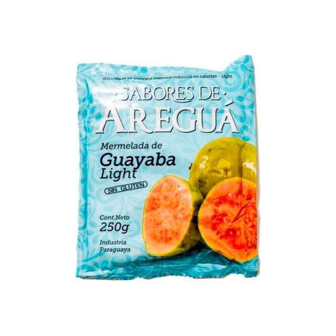 Mermelada de guayaba light sachet Areguá 250 gramos
