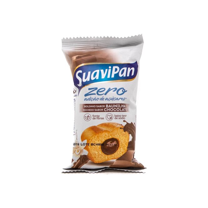 Bizcocho light sabor chocolate Suavipán 40 Gramos