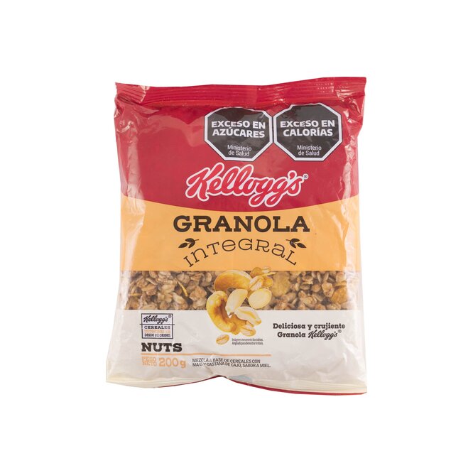 Granola integral sabor nuts Kelloggs 200 gramos