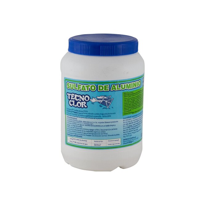 Sulfato de aluminio Tecnoclor 1 kilo