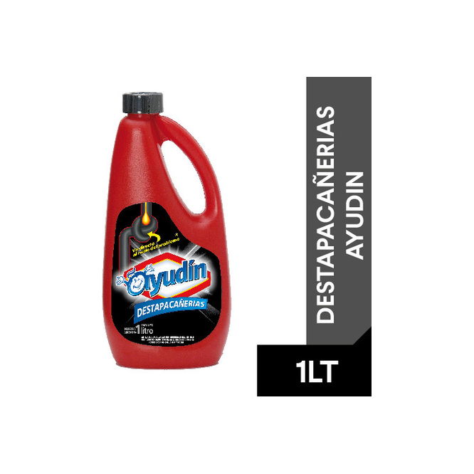 Limpiador destapa cañerías en botella Ayudin 1 litro
