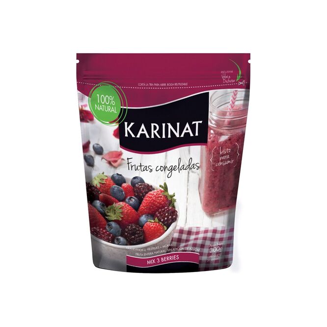 MIX 3 BERRIES CONGELADA KARINAT 300GR DO