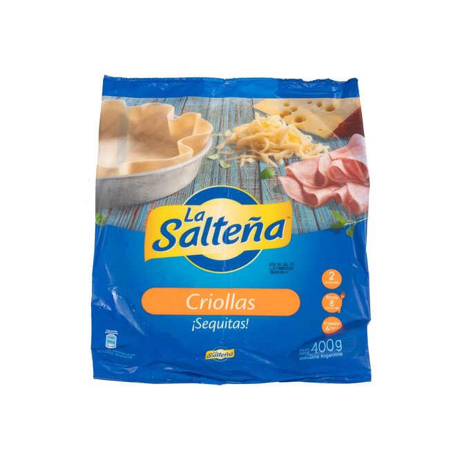 TAPA P/PASCUALINA CRIOLLA 400GR LA SALTE