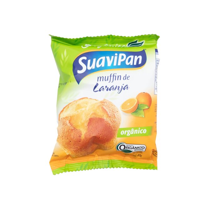 MUFFIN DE NARANJA ORGANICO 40GR SUAVIPAN