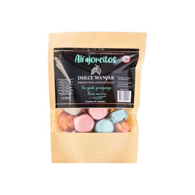 ALFAJORCITOS DULCE MANJAR SURTIDOS 20UN