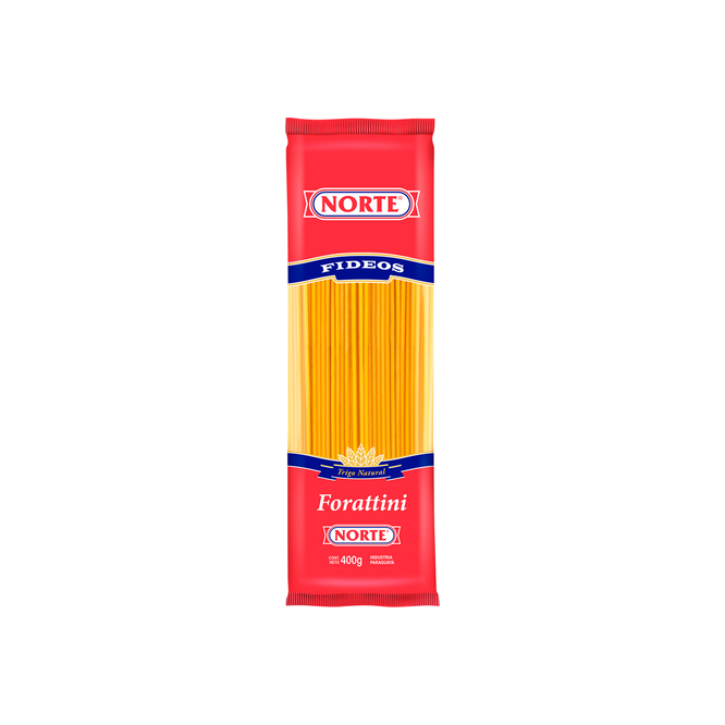Fideo forattini paquete Norte 400 gramos