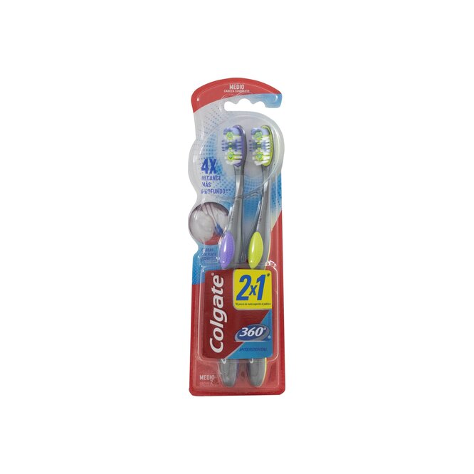 CEPILLO DENTAL 360 INTERDENTAL 2X1UND CO