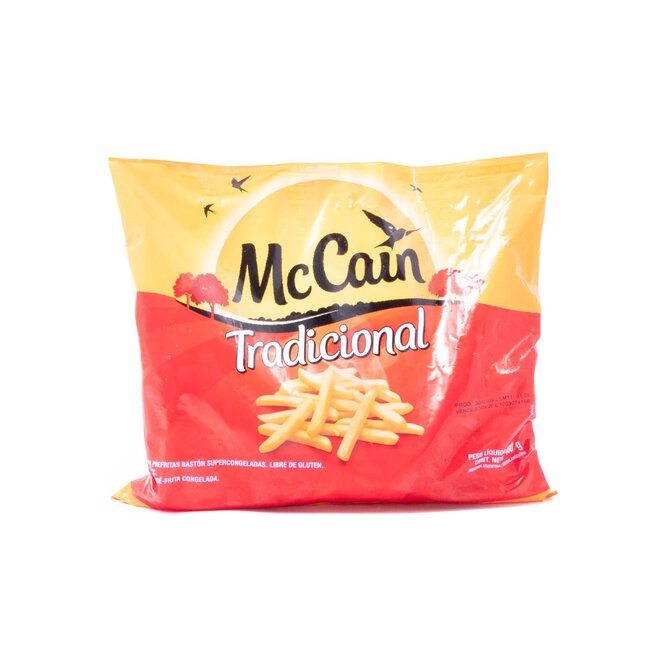 Papa para freír congelada tradicional paquete McCain 400 gramos