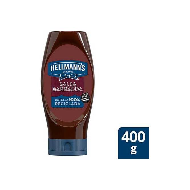Salsa Barbacoa en frasco Hellmann's 400 gramos