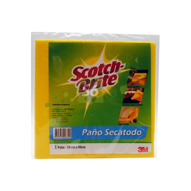 PAÑO SECATODO SCOTCH BRITE 38X40CM