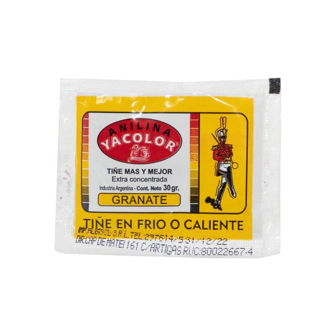 ANILINA YACOLOR GRANATE 30GR SOB