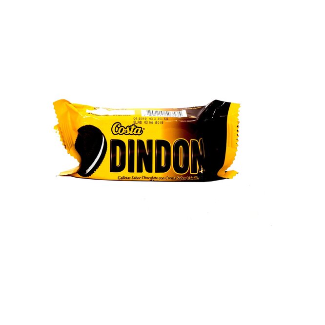 Galletita sabor chocolate con crema de vainilla en paquete Dindon Costa 46 gramos