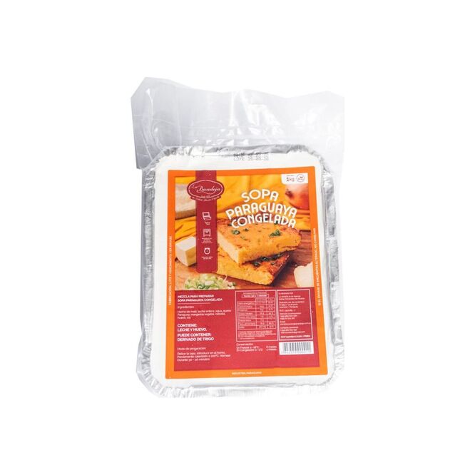 Mezcla para sopa paraguaya congelada La Bandeja 1 kilo