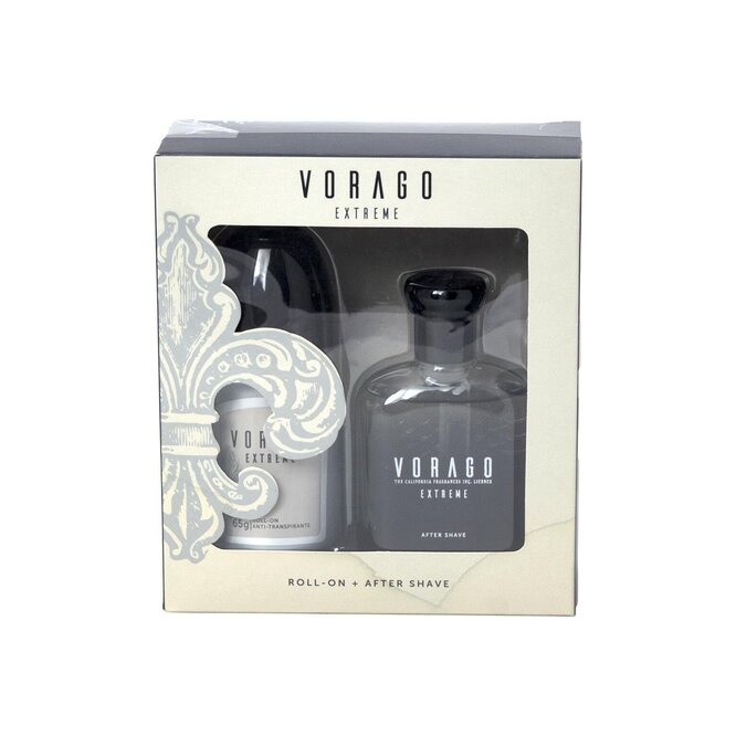 Set de Afeitar Extreme After Shave mas Antitranspirante Vorago