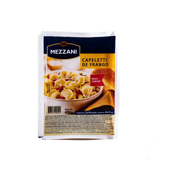 CAPELETIS DE POLLO MEZZANI 400GR PAQ
