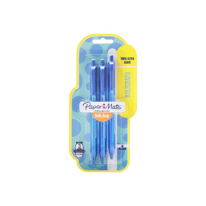 BOLIGRAFOS PAPER MATE SUAVE 3UN 1.0 MM