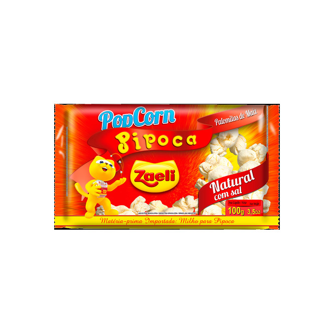 Pororo para microondas natural Zaeli 100 gramos