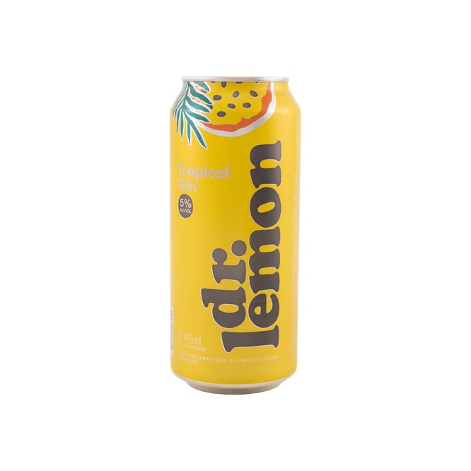 Gin tropical maracuyá Dr. Lemon en lata 35 ml