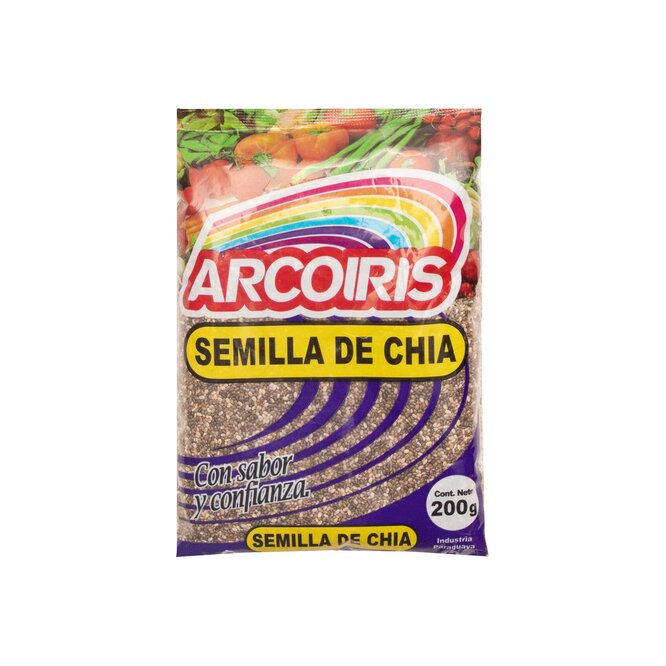 Semilla de chía paquete Arcoíris 200 gramos